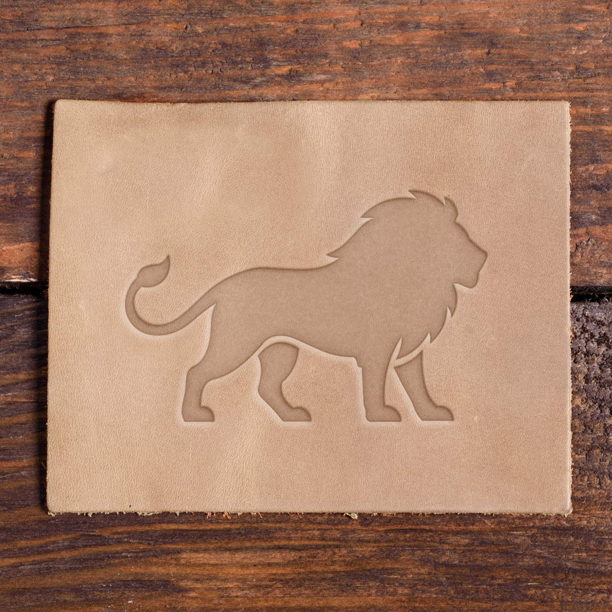 Lion Delrin Leather Stamp