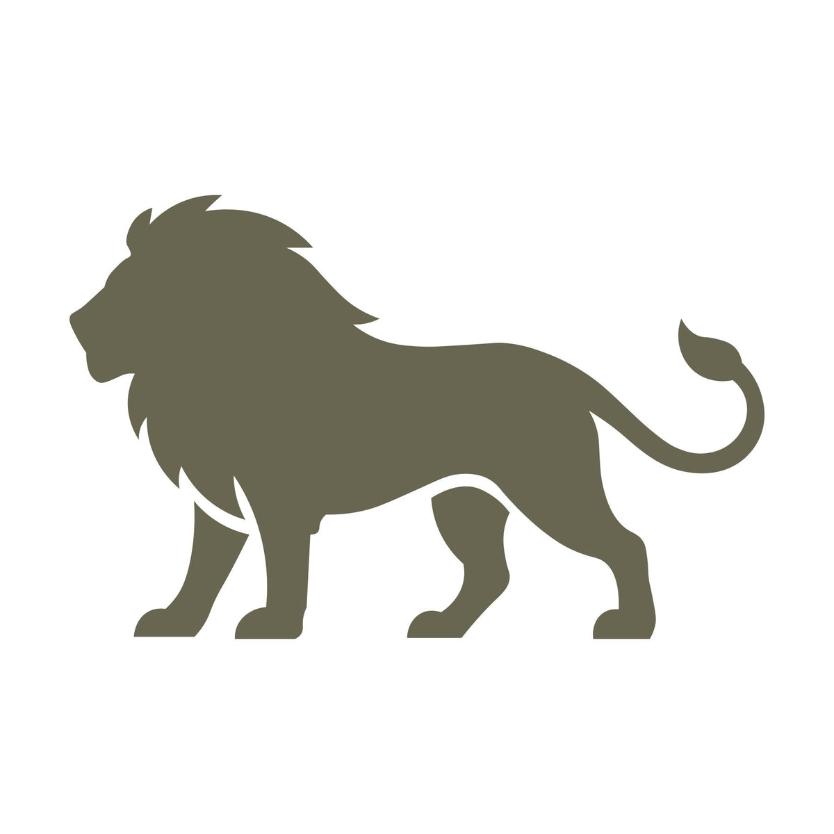 Lion Delrin Leather Stamp