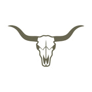 Longhorn Skull Delrin Leather Stamp