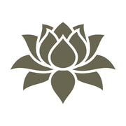 Stylized lotus flower outline, designed for use with a Delrin leather stamp—perfect for adding a peaceful, spiritual, or yoga-inspired touch to leather projects.