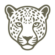Leopard Head Delrin Leather Stamp