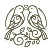 Love Birds Delrin Leather Stamp
