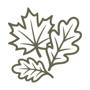 Fall Leaves Delrin Leather Stamp