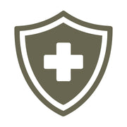 Medical Shield Delrin Leather Stamp