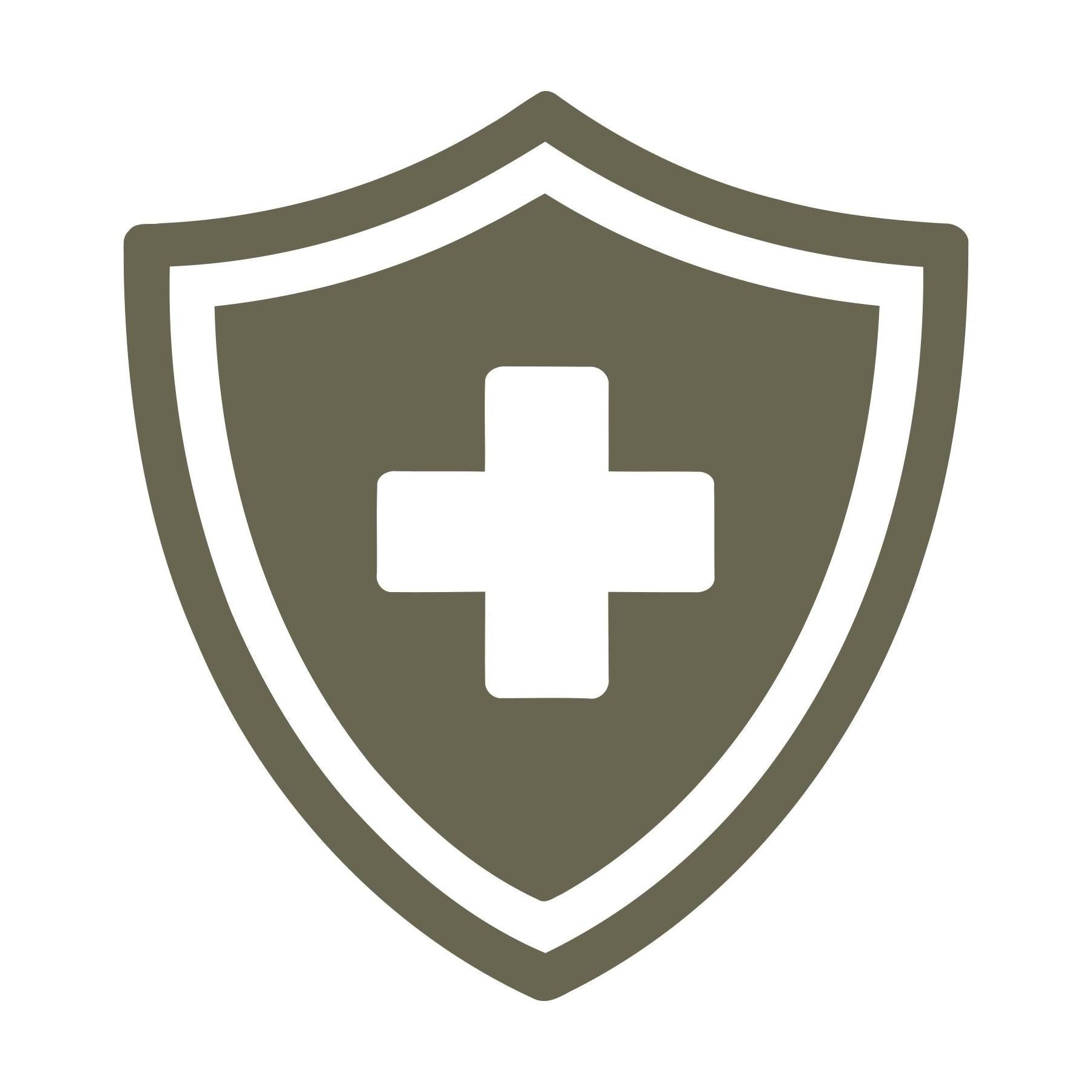 Medical Shield Delrin Leather Stamp