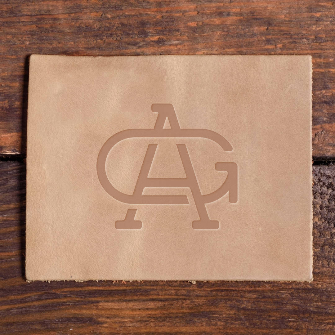 Build Your Own Monogram Delrin Leather Stamp