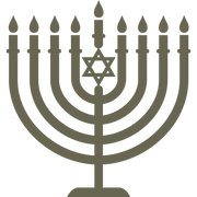 Menorah Delrin Leather Stamp