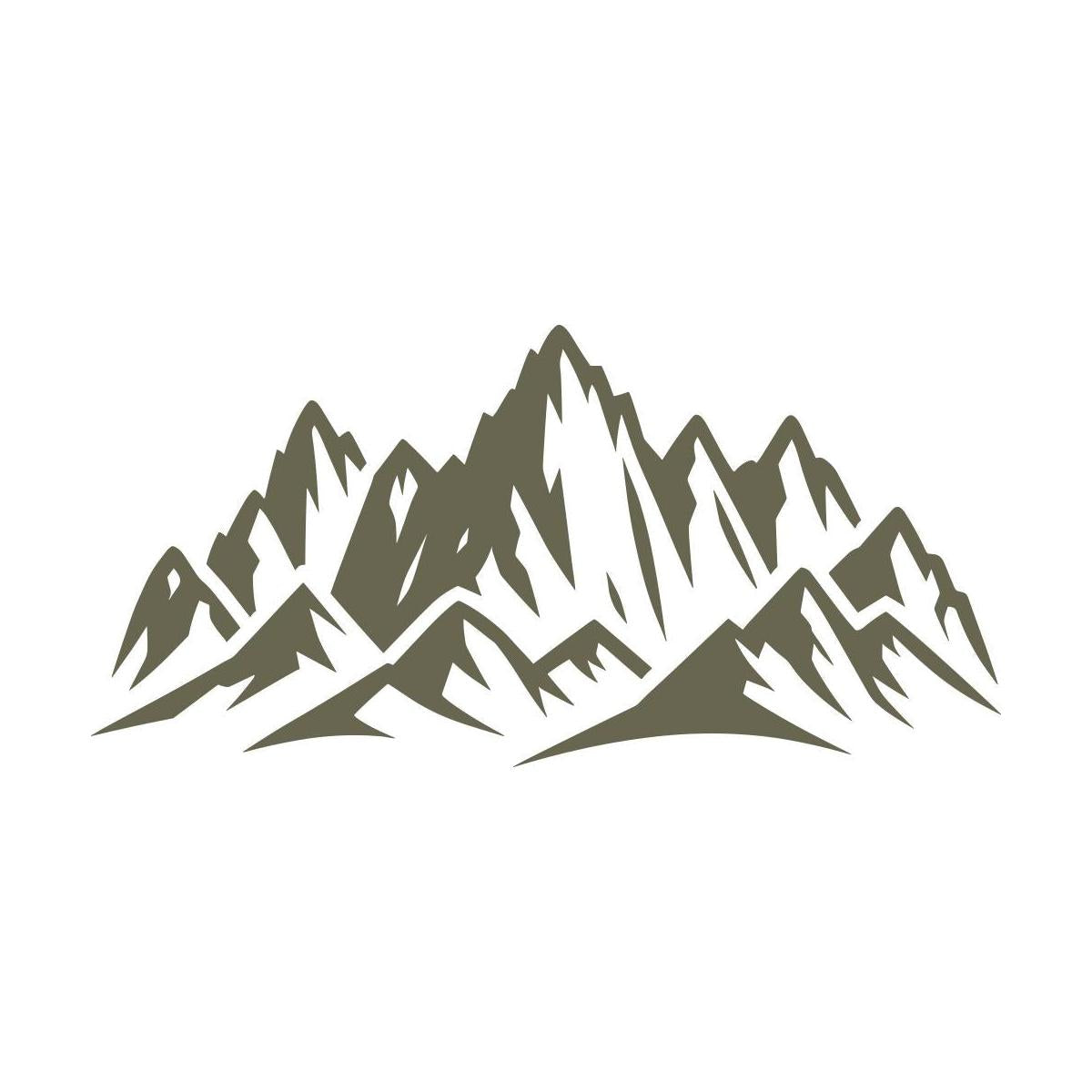 Mountain Delrin Leather Stamp