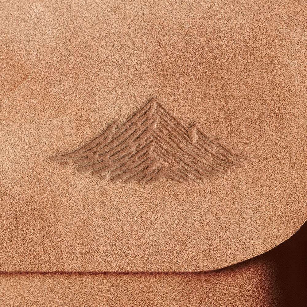 Mountain Delrin Leather Stamp