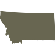 Montana State Shape Delrin Leather Stamp