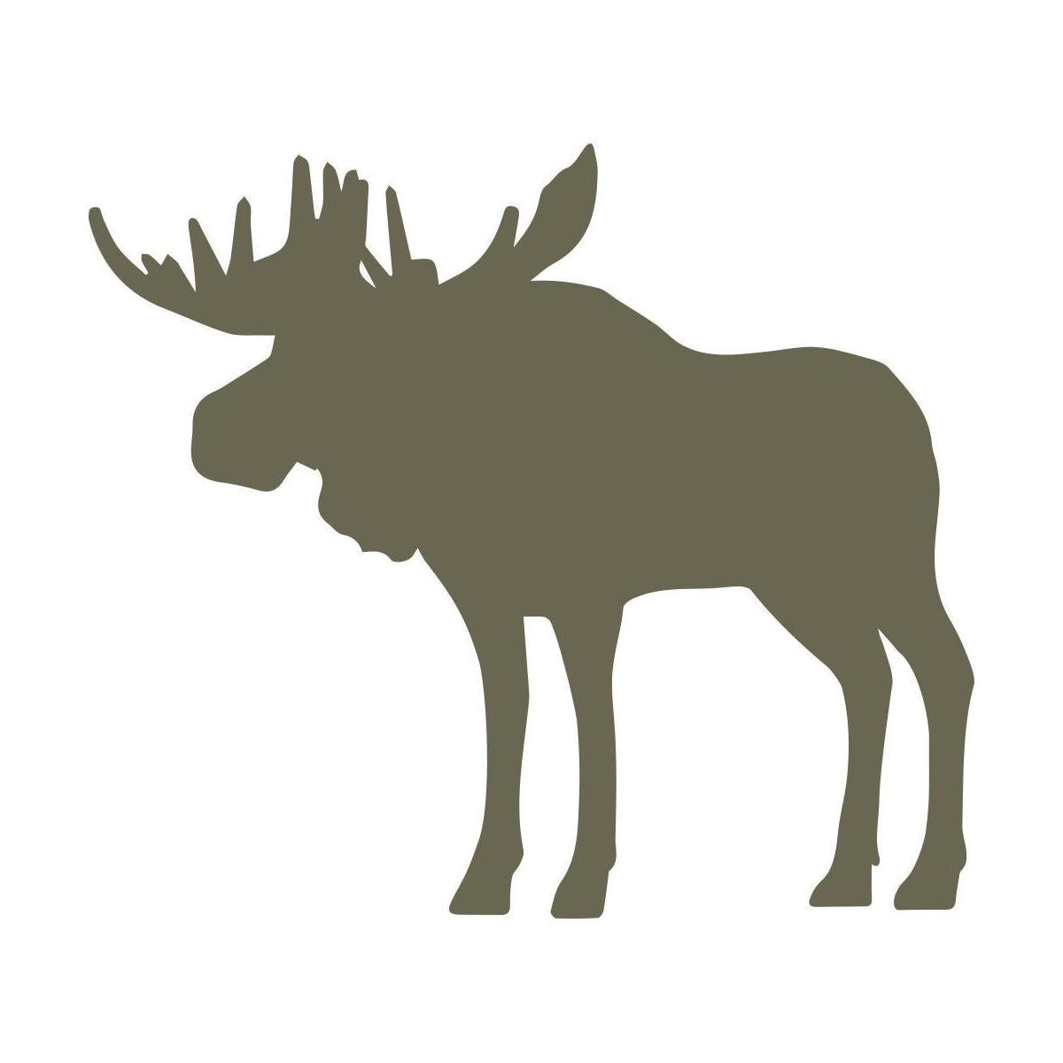 Moose Delrin Leather Stamp