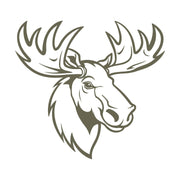 Moose Head Delrin Leather Stamp
