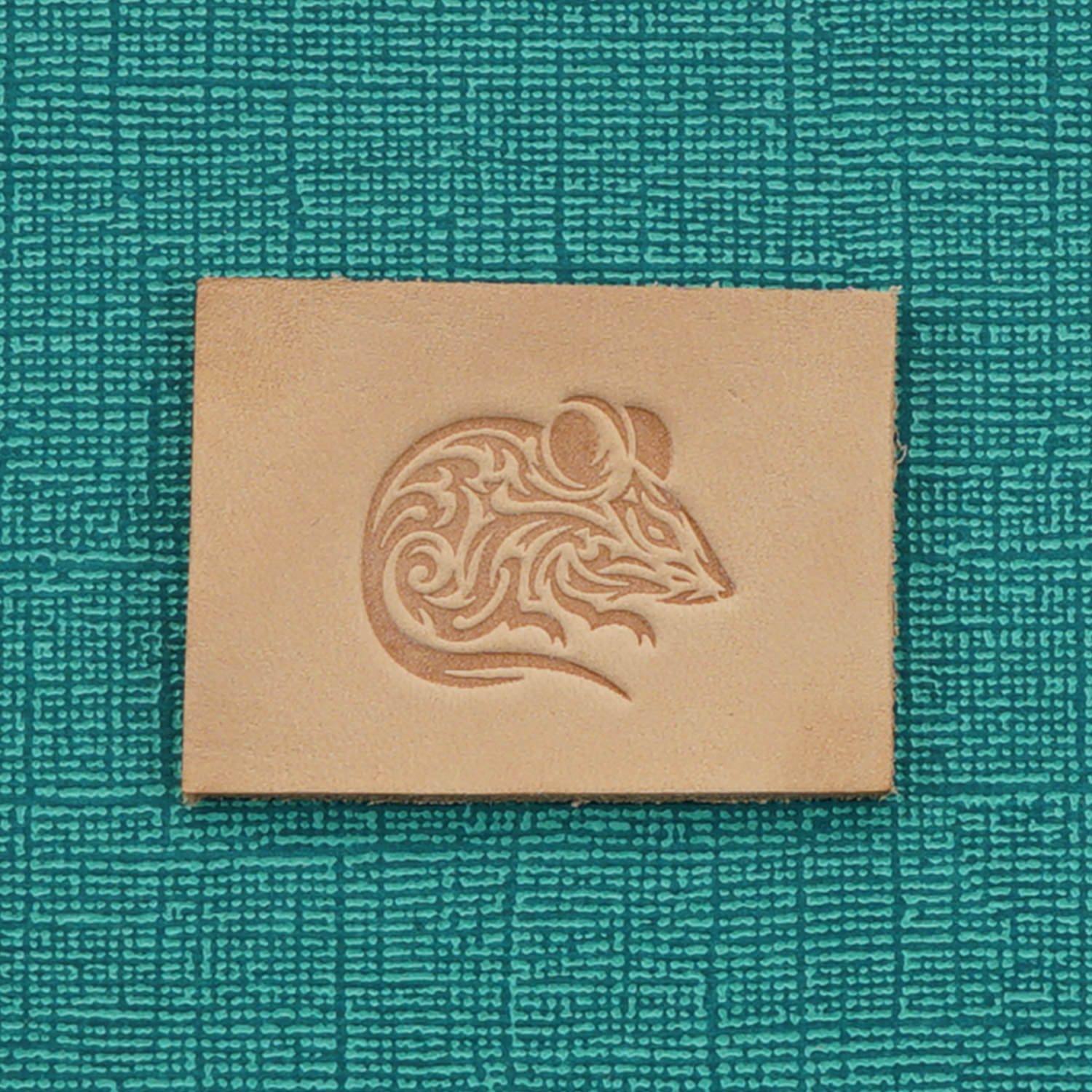 Mouse Delrin Leather Stamp