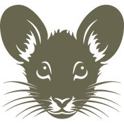 Mouse Delrin Leather Stamp