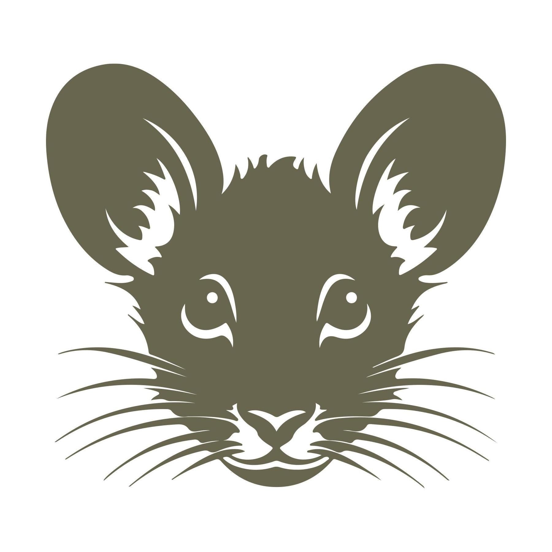 Mouse Delrin Leather Stamp