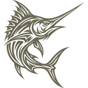 Marlin Fish Delrin Leather Stamp