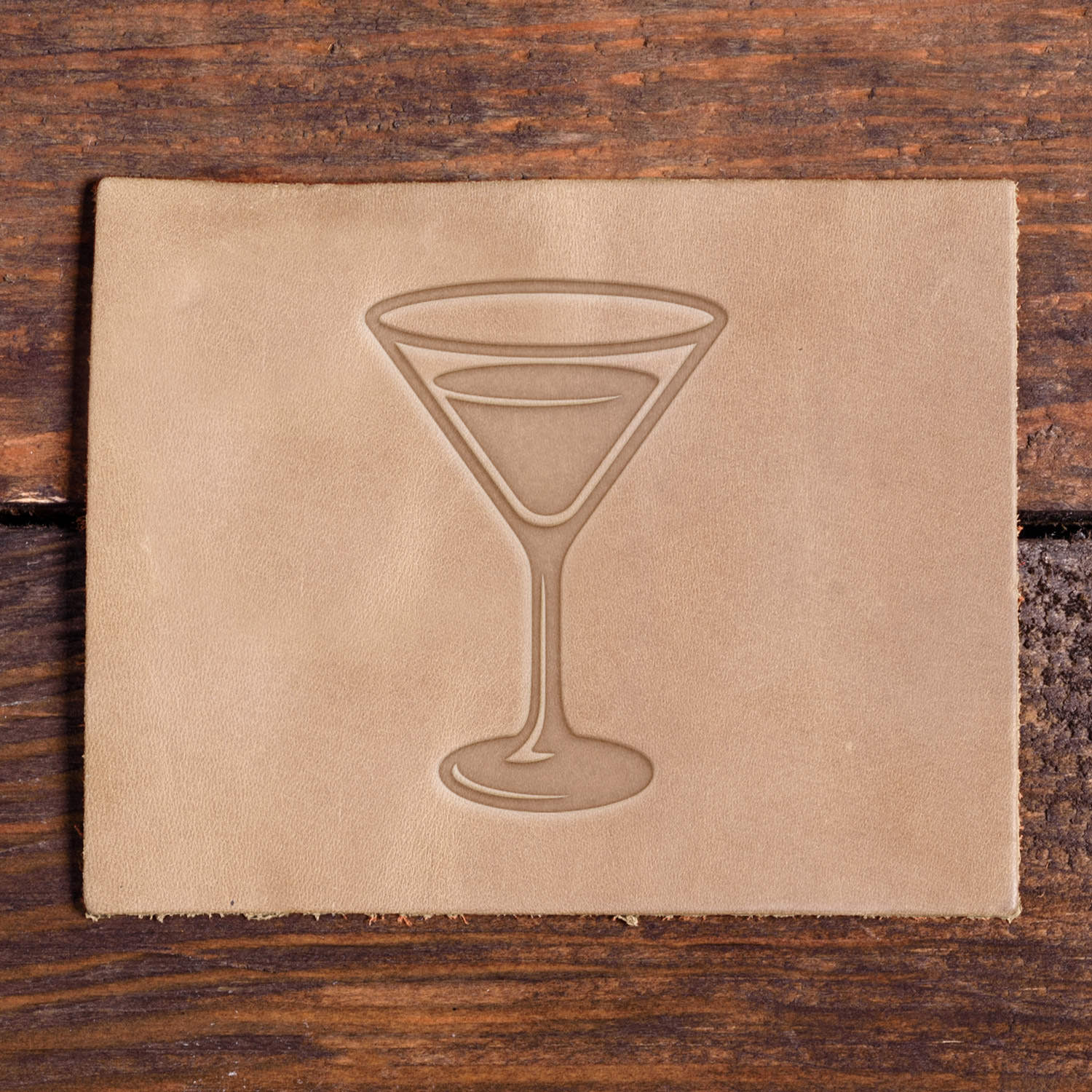 Martini Delrin Leather Stamp