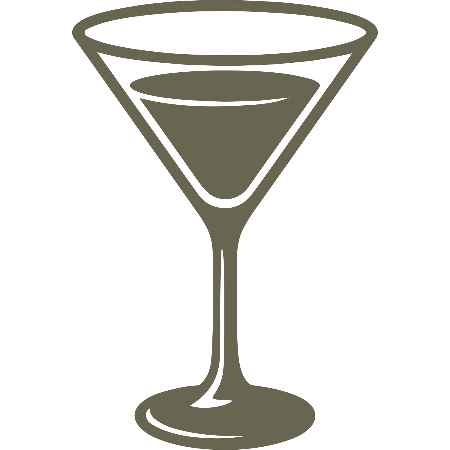 Martini Delrin Leather Stamp