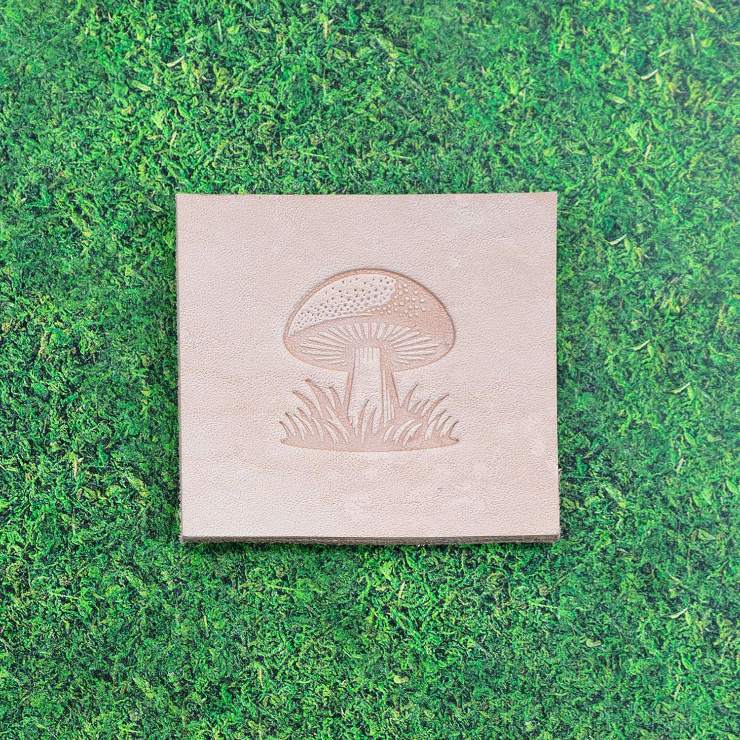 Mushroom Delrin Leather Stamp