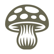 Mushroom Delrin Leather Stamp
