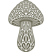 Morel Mushroom Delrin Leather Stamp