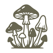 Mushroom Cluster Delrin Leather Stamp