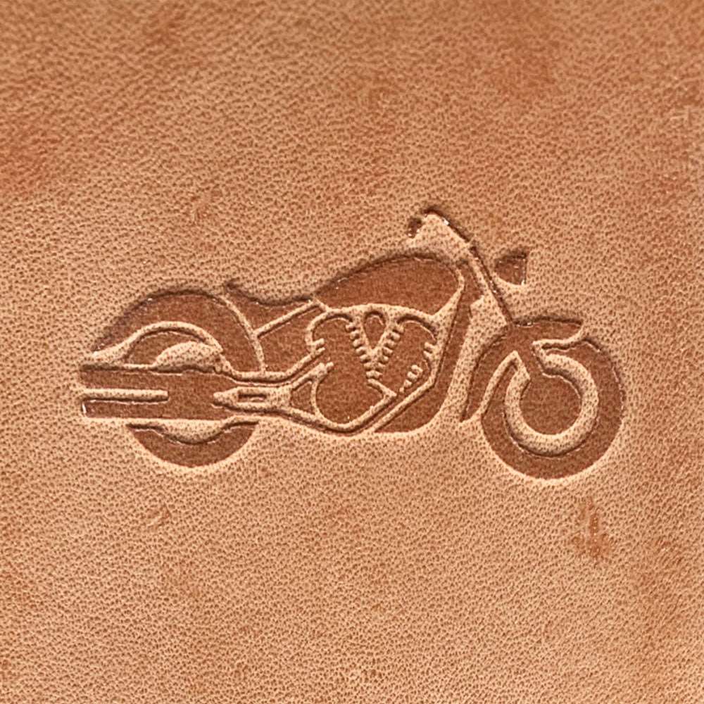 Motorcycle Delrin Leather Stamp