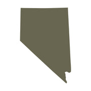 Nevada State Shape Delrin Leather Stamp