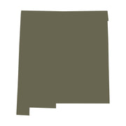 New Mexico State Shape Delrin Leather Stamp