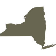 New York State Shape Delrin Leather Stamp