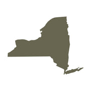 New York State Shape Delrin Leather Stamp