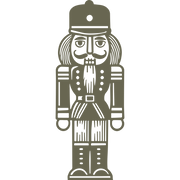 Nutcracker Soldier Delrin Leather Stamp