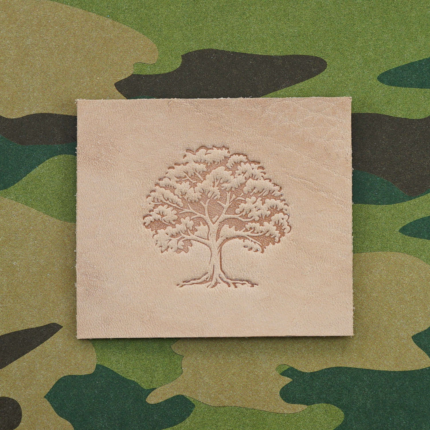 Oak Tree Delrin Leather Stamp