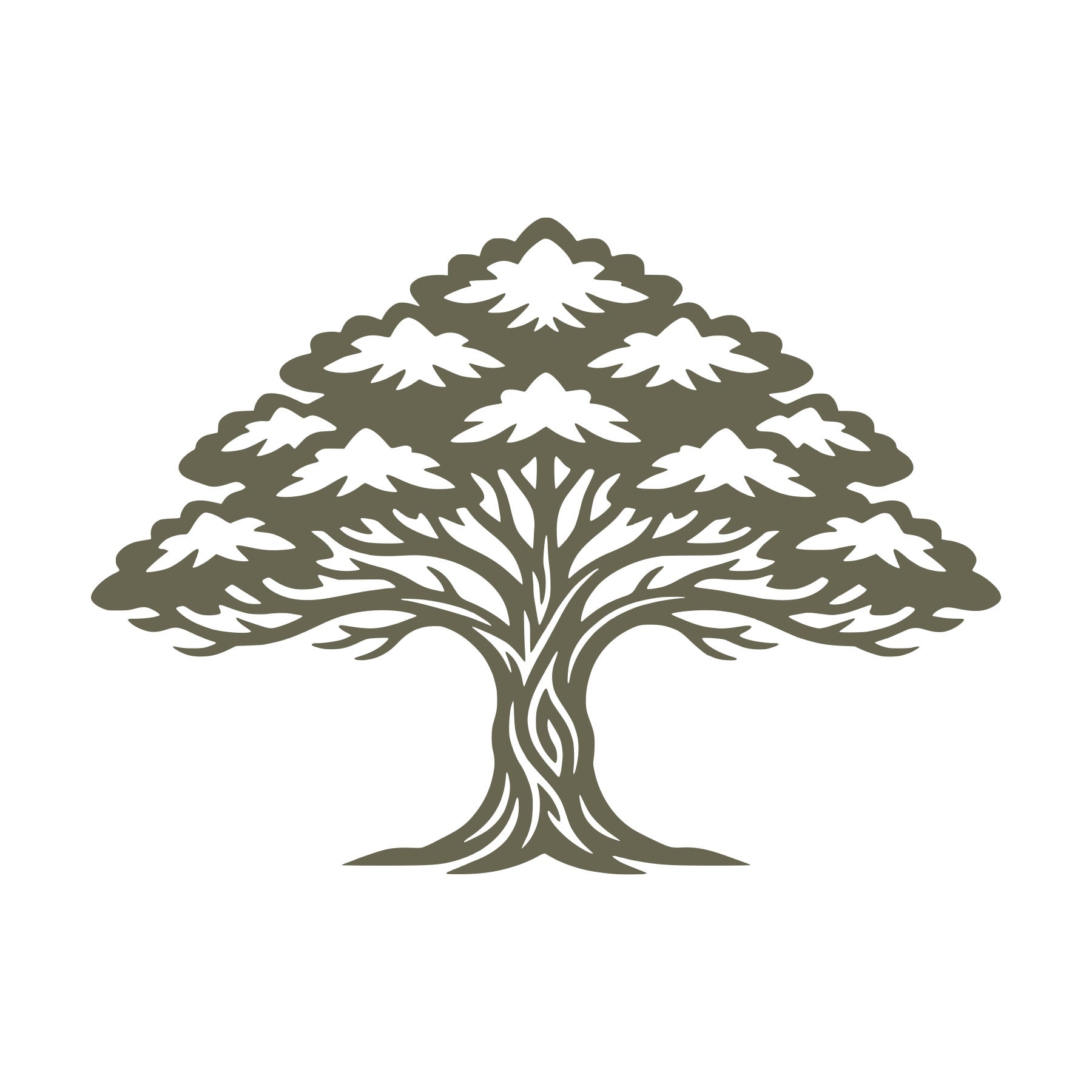 Oak Tree Delrin Leather Stamp