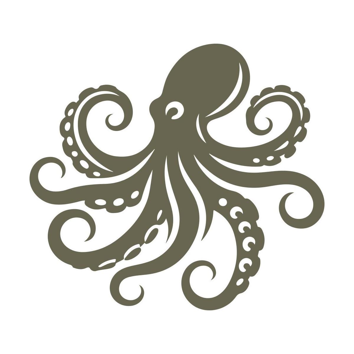 Octopus Delrin Leather Stamp