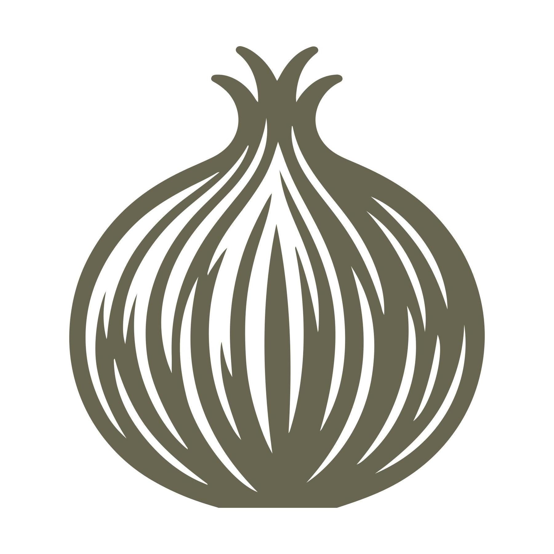Onion Delrin Leather Stamp