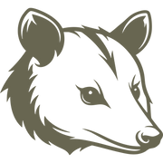 Opossum Head Delrin Leather Stamp
