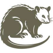 Opossum Delrin Leather Stamp