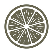 Orange Slice Delrin Leather Stamp