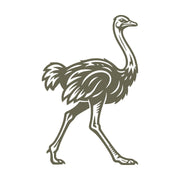 Ostrich Delrin Leather Stamp