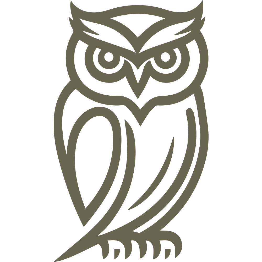 Owl Delrin Leather Stamp
