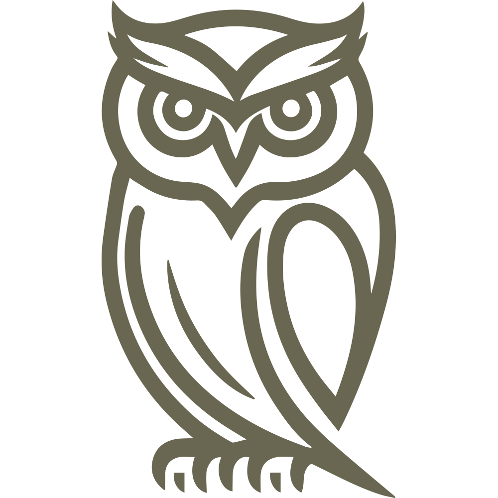 Owl Delrin Leather Stamp