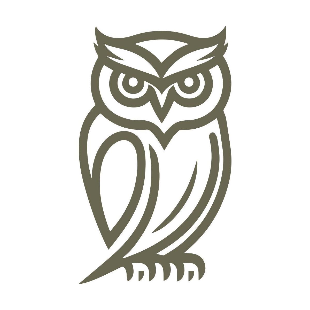 Owl Delrin Leather Stamp