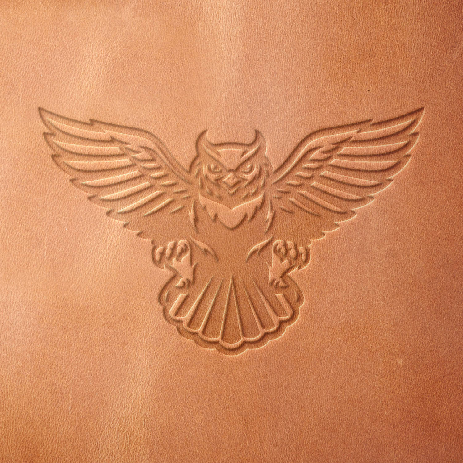 Owl Delrin Leather Stamp