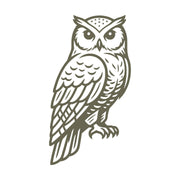 Owl Delrin Leather Stamp