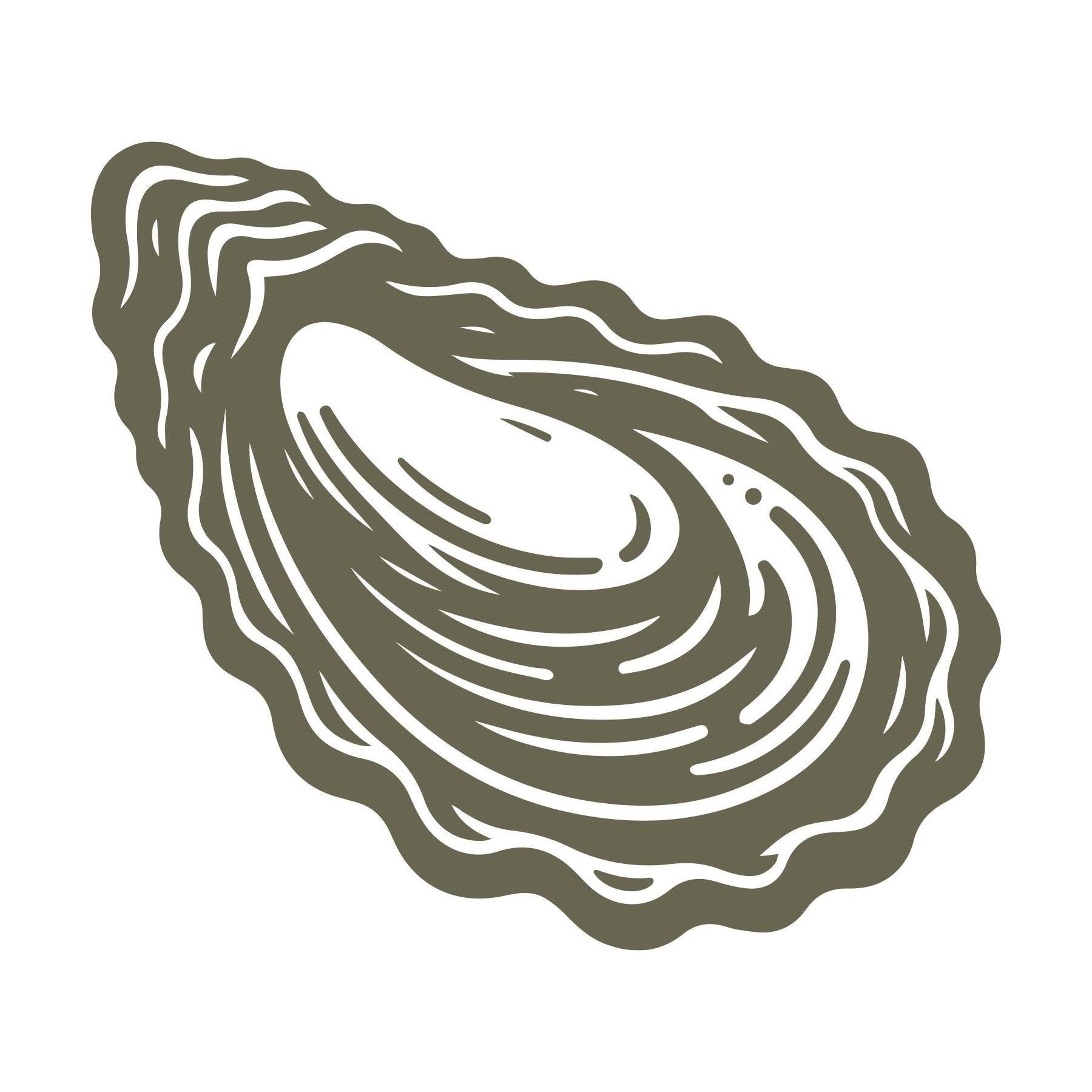 Oyster Shell Delrin Leather Stamp