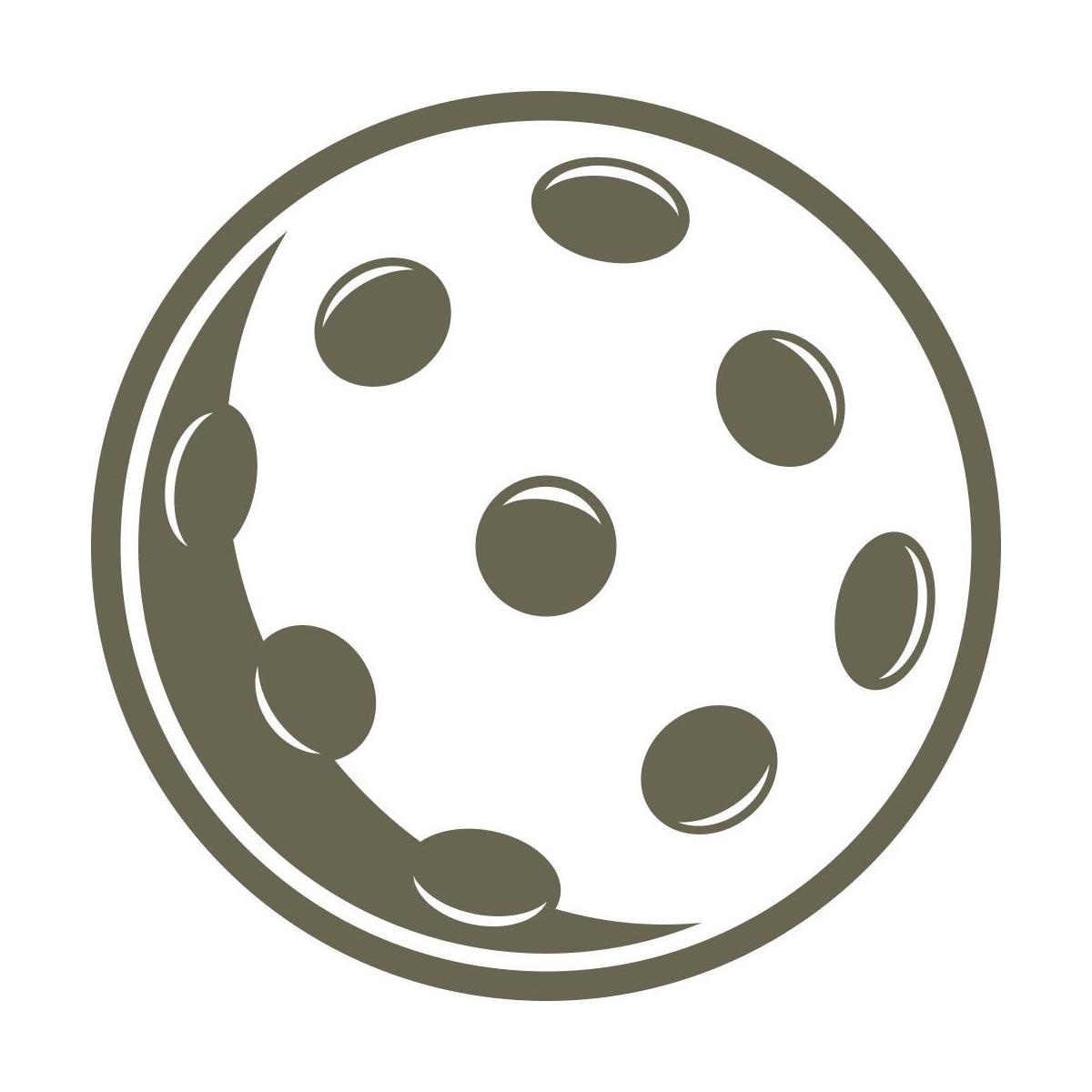 Pickleball Delrin Leather Stamp