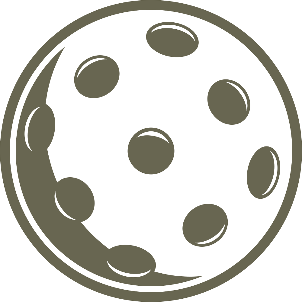 Pickleball Delrin Leather Stamp