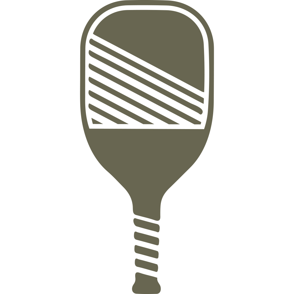 Pickleball Paddle Delrin Leather Stamp