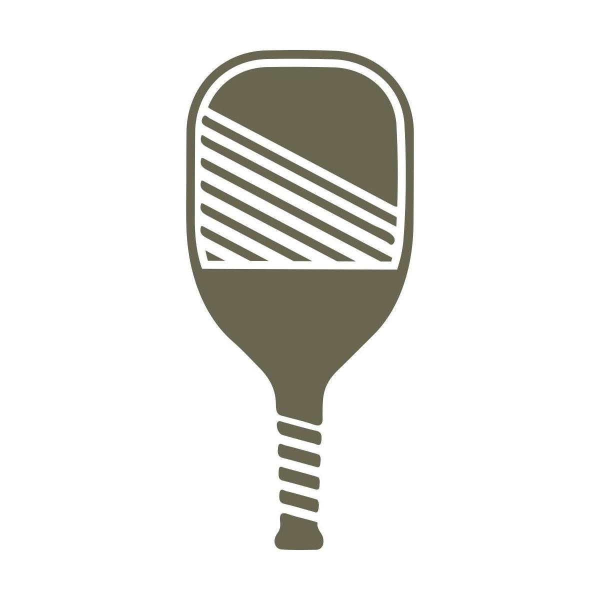 Pickleball Paddle Delrin Leather Stamp